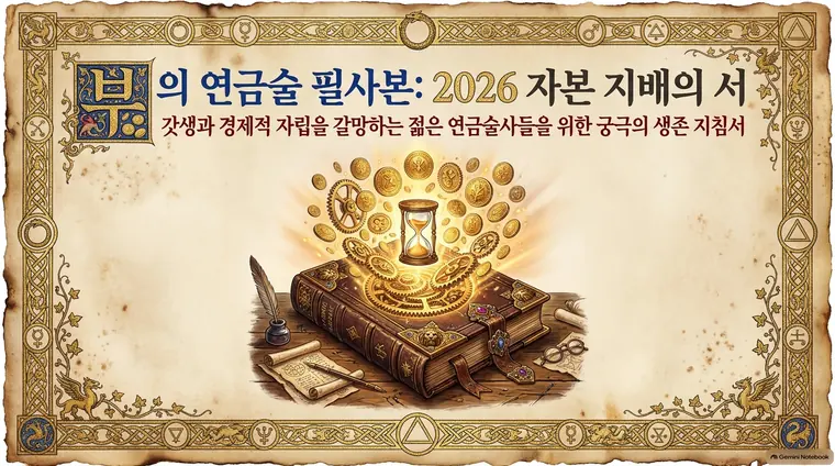 중세 필사본 스타일로 만든 예시 슬라이드