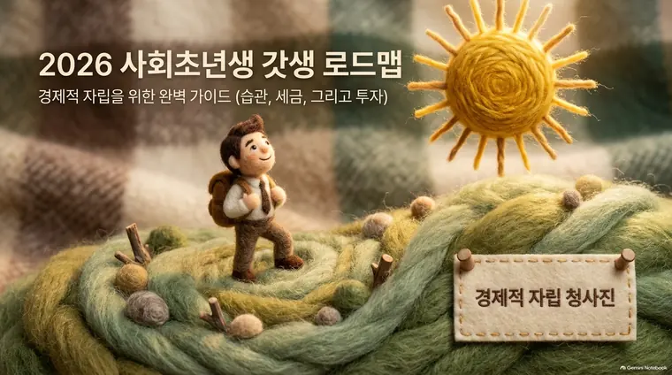 양모 펠트 공예 스타일로 만든 예시 슬라이드