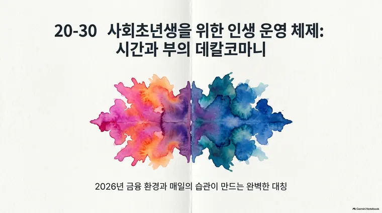 데칼코마니 아트 스타일로 만든 예시 슬라이드