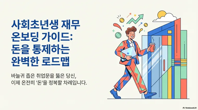 플랫 코퍼레이트 일러스트 스타일로 만든 예시 슬라이드