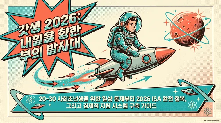 레트로 퓨처리즘 스타일로 만든 예시 슬라이드