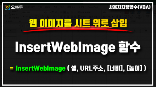 엑셀 웹 이미지 삽입 InsertWebImage 명령문_크기