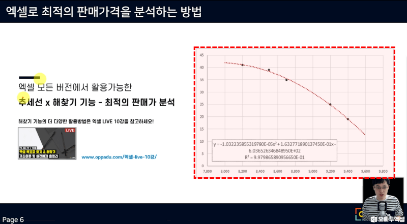 엑셀 최적 판가 분석 해찾기_R