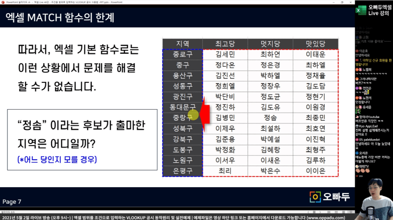 엑셀 VLOOKUP 함수 넓은 범위_R