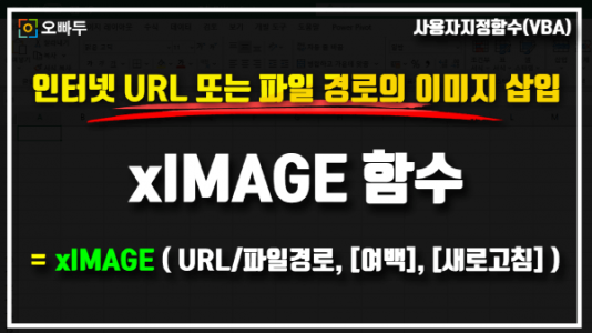 엑셀 이미지 삽입 xImage 함수_R