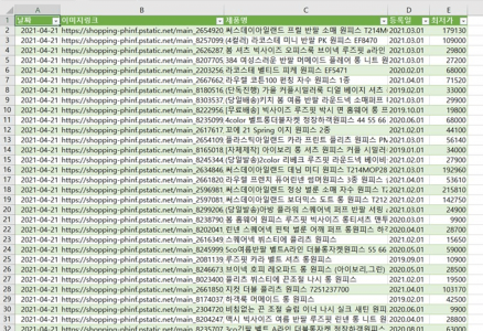 엑셀 파워쿼리 완성