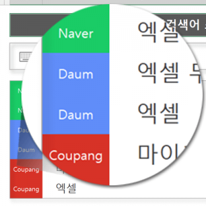 포탈사이트 연관검색어 일괄 조회 가능