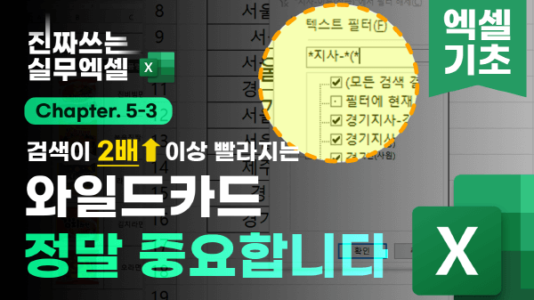 엑셀 와일드카드 사용법 총정리 썸네일_R