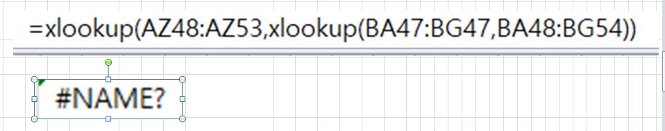 xlookup 실행 결과
