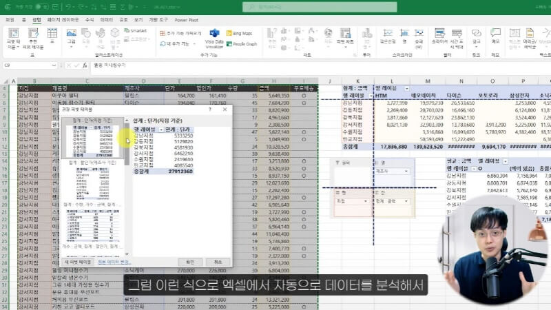 엑셀 피벗테이블 기초 총정리 (6)_R