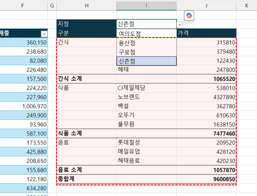 엑셀-셀-병합-자동화-보고서-완성
