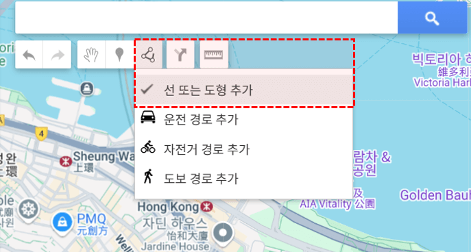 구글-지도-선-추가