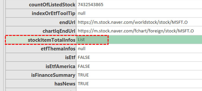 해외주식-정보-쿼리