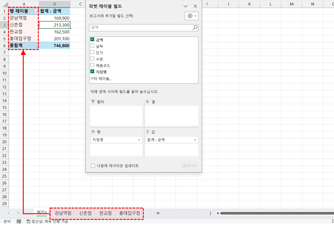여러-시트-피벗테이블-완성