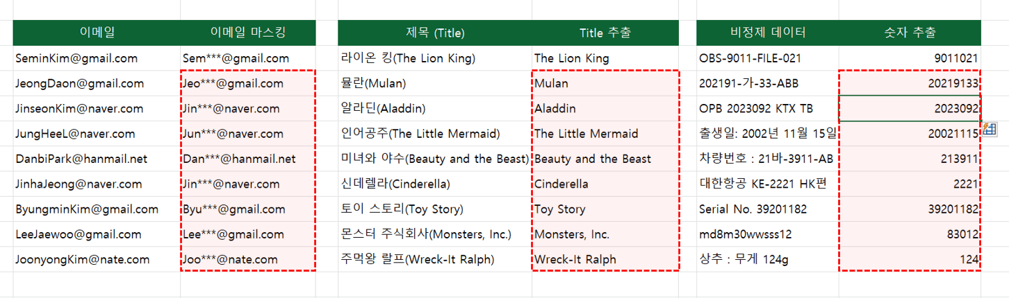 엑셀-빠른-채우기-데이터-가공