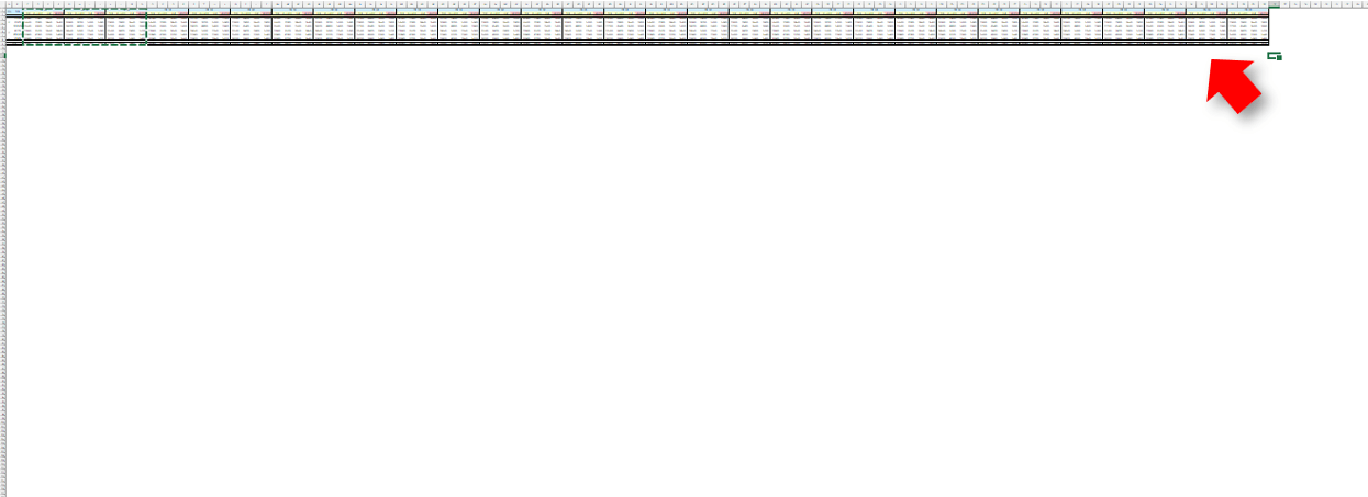 엑셀-가로로-쌓이는-데이터