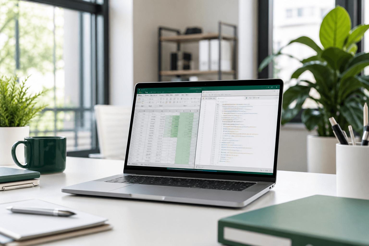 챕터1 VBA 첫걸음과 매크로 기초 — 엑셀과 매크로 편집기 화면
