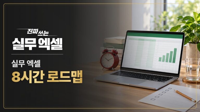 진짜쓰는 실무엑셀 8시간 로드맵