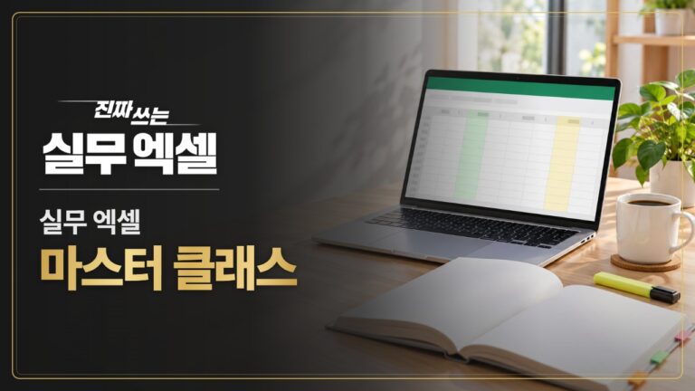 진짜쓰는 실무엑셀 - 마스터 클래스